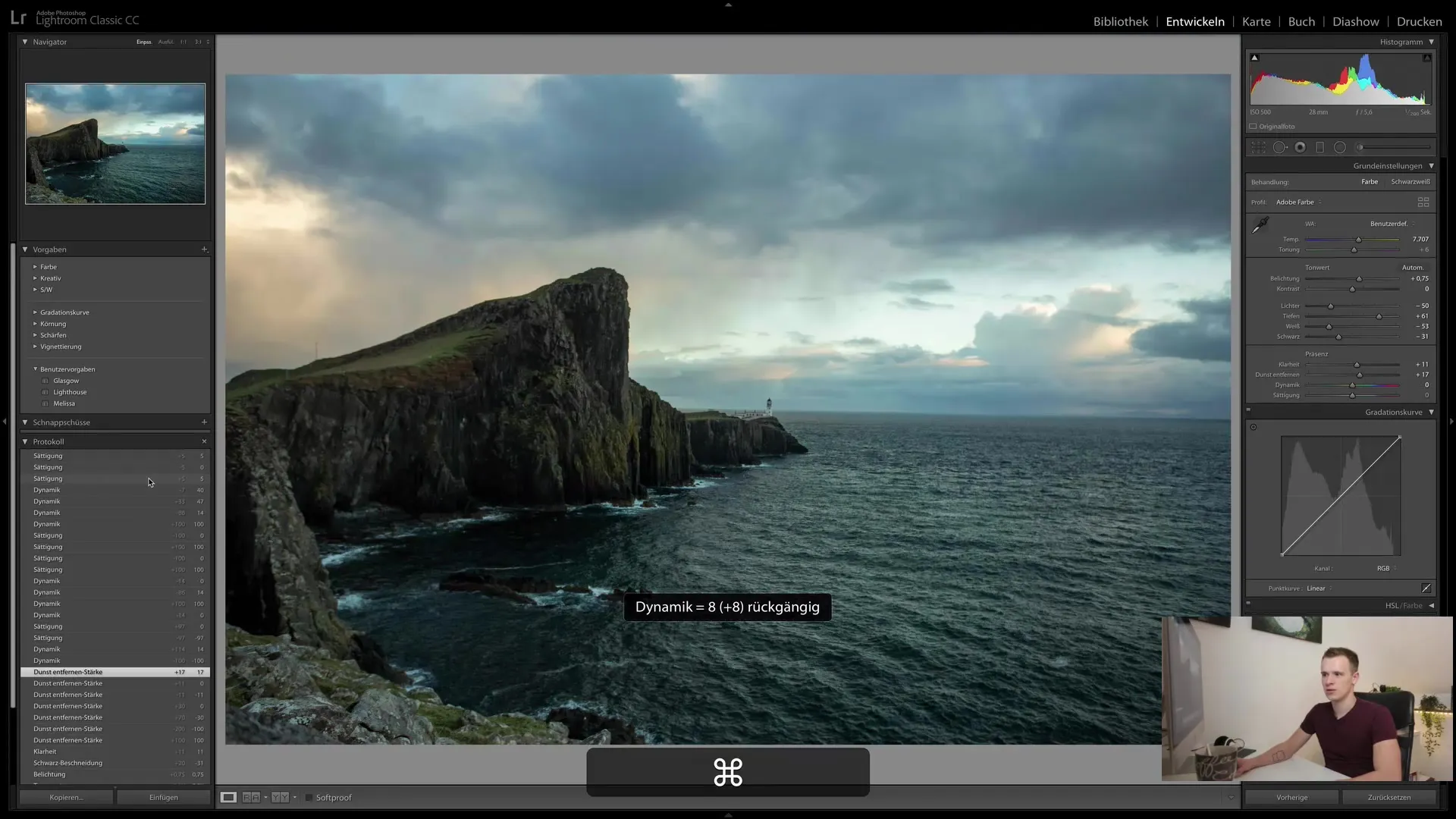 Lightroom Classic CC: Log, snapshot ve ön ayarlar kapsamlı olarak açıklandı