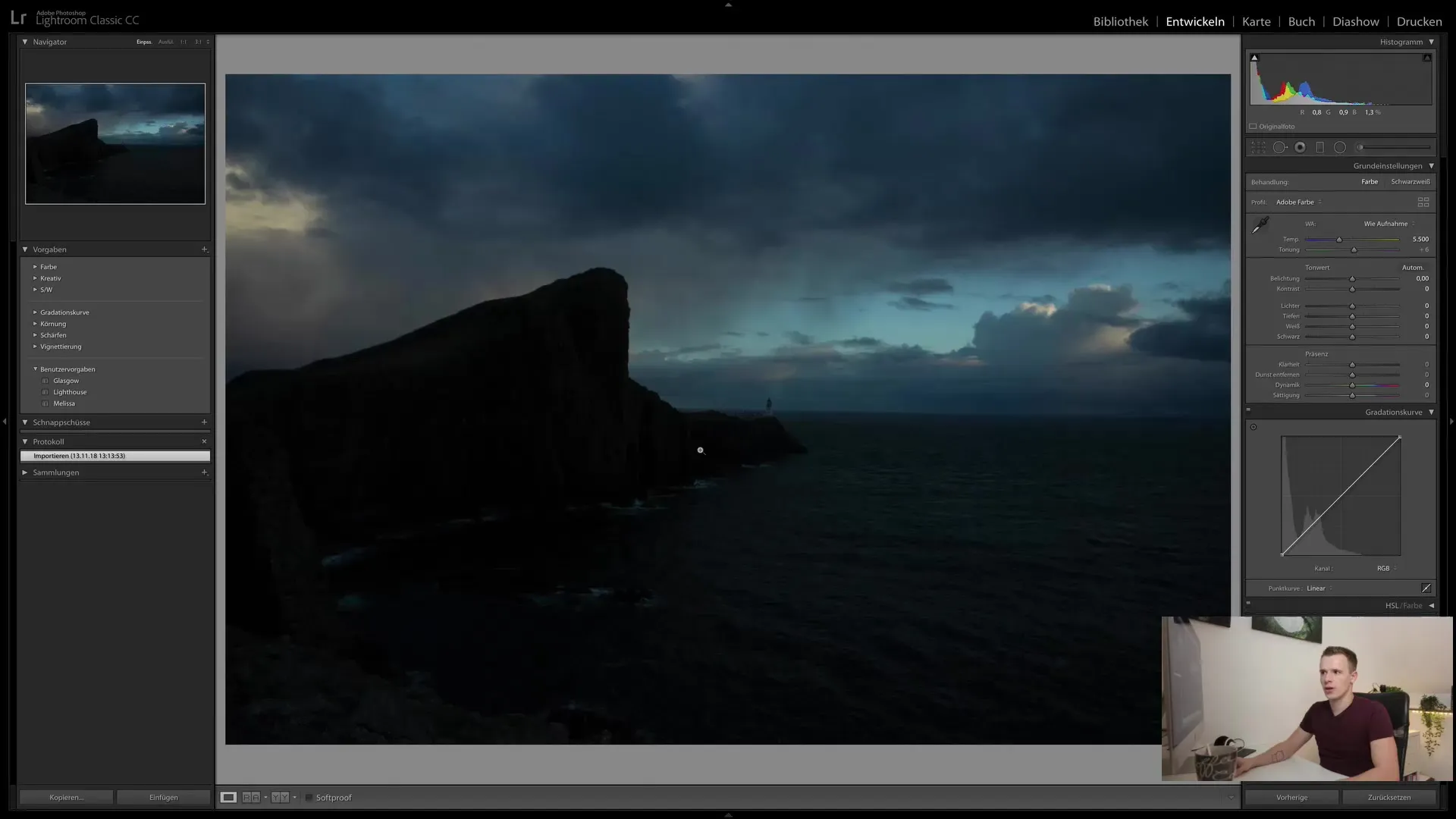 Lightroom Classic CC: Protokol, Snap ve Hazır Ayarlar ayrıntılı olarak açıklandı