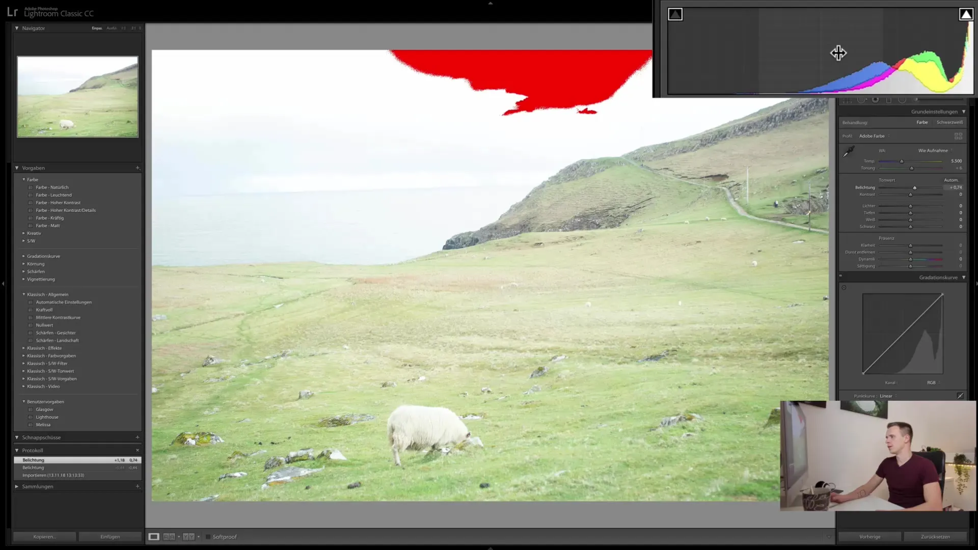 Histogram di Lightroom CC: Memahami dan menerapkan dengan efisien