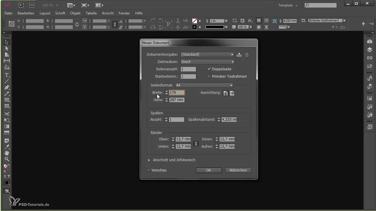 Neues Dokument in Adobe InDesign effektiv erstellen
