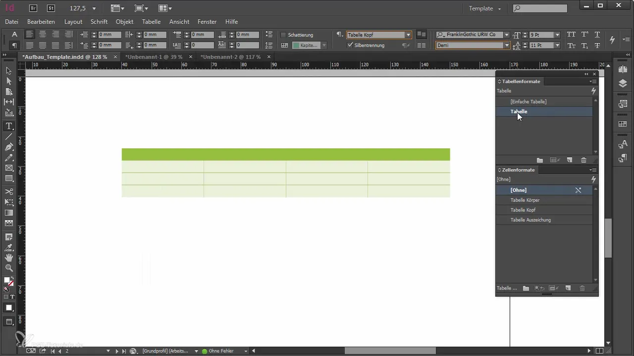 Effiziente Tabellenformate in Adobe InDesign erstellen