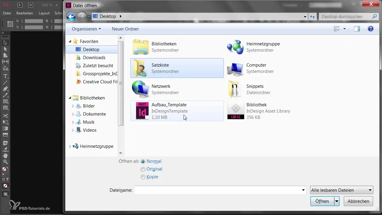Vorlage in Adobe InDesign optimal erstellen und speichern Vorlage in Adobe InDesign optimal erstellen und speichern