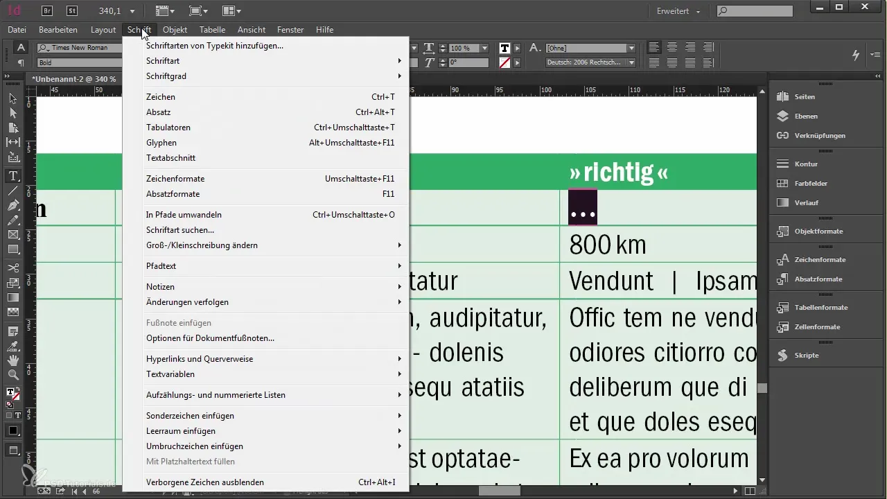 Typografie-Optimierung in Adobe InDesign