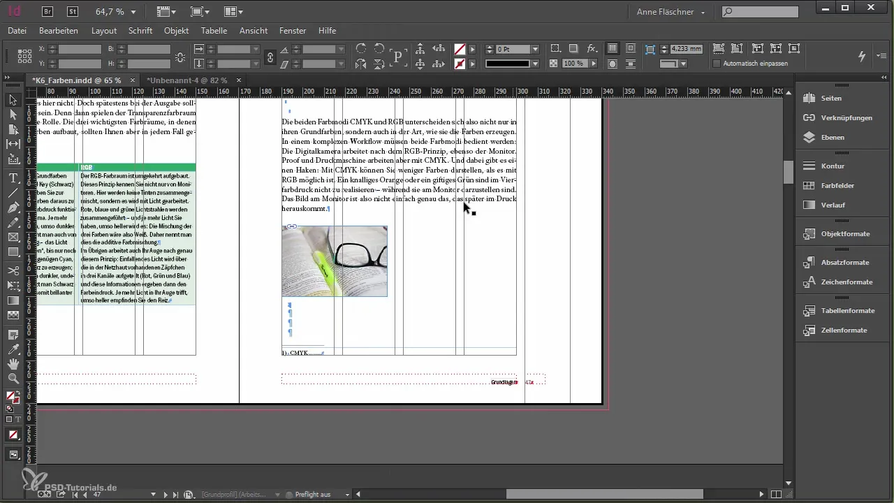 Verankerte Objekte effizient nutzen in Adobe InDesign
