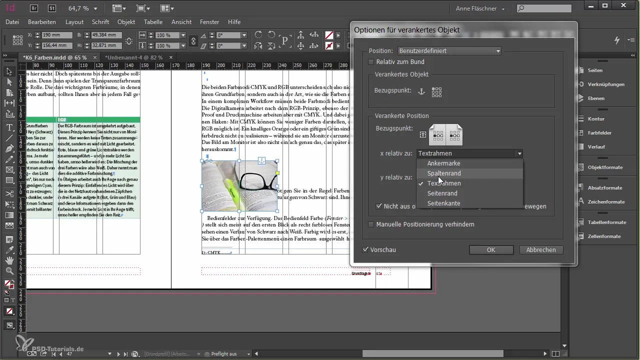 Verankerte Objekte effizient nutzen in Adobe InDesign