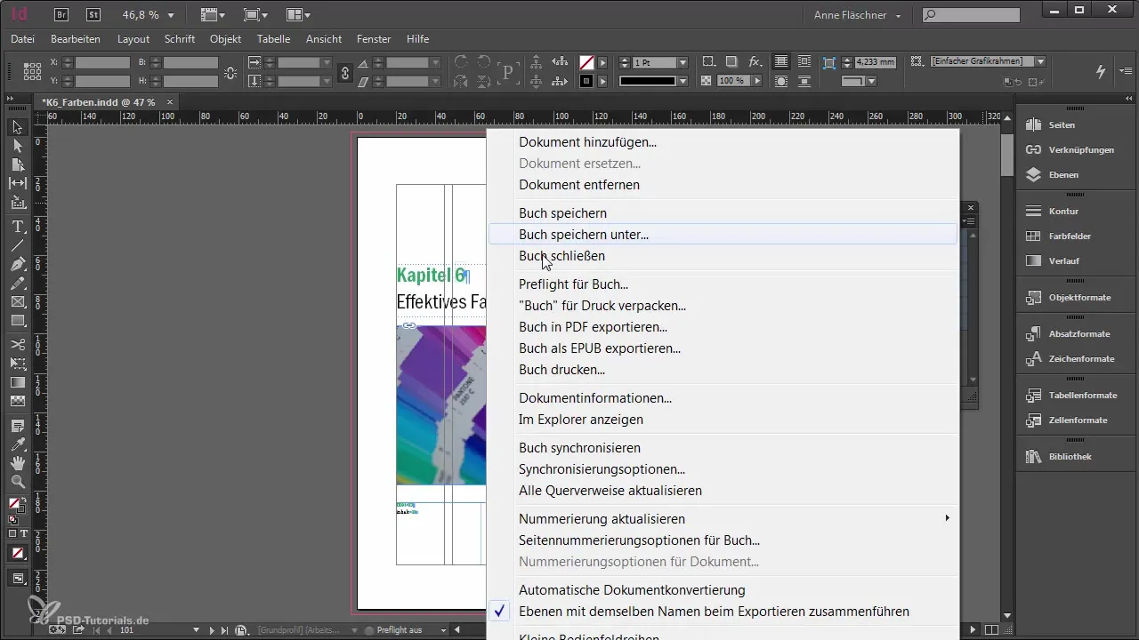 Buchdatei erstellen - Anleitung für Adobe InDesign