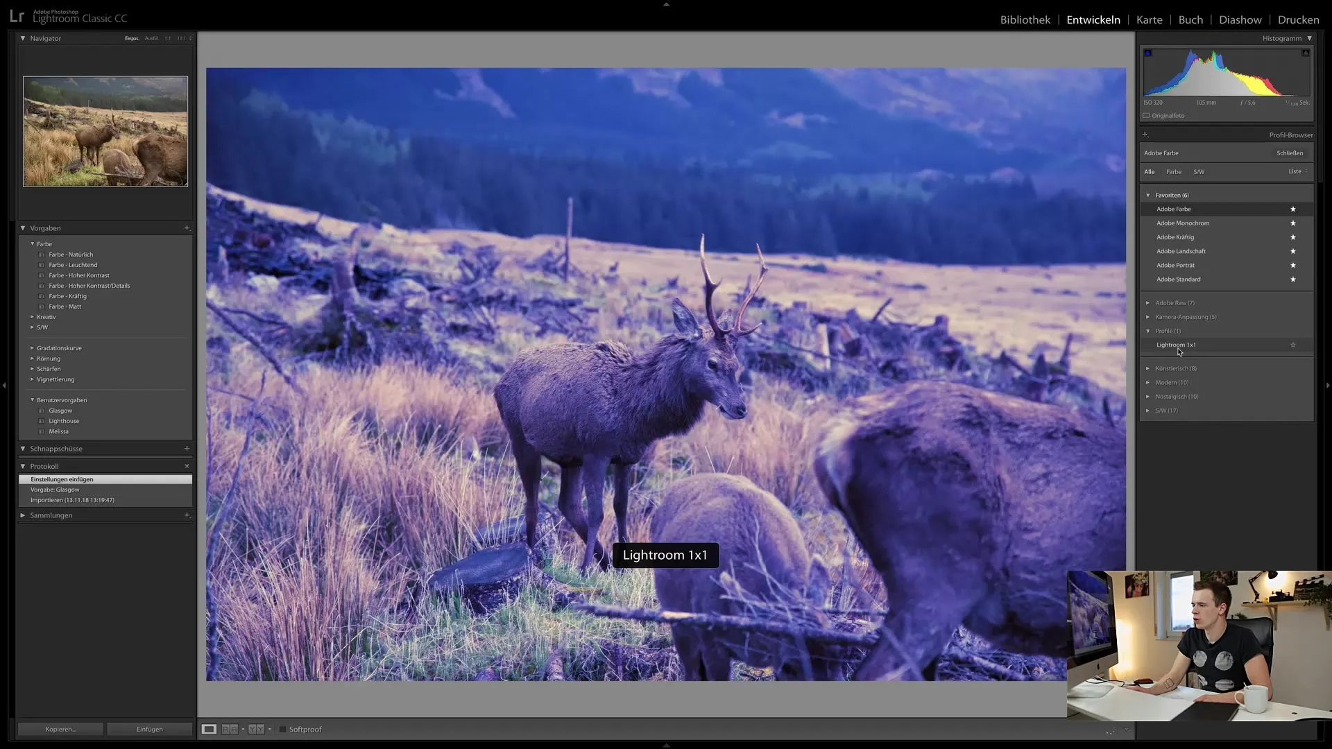 La guía completa para crear perfiles de Lightroom Classic CC en Photoshop
