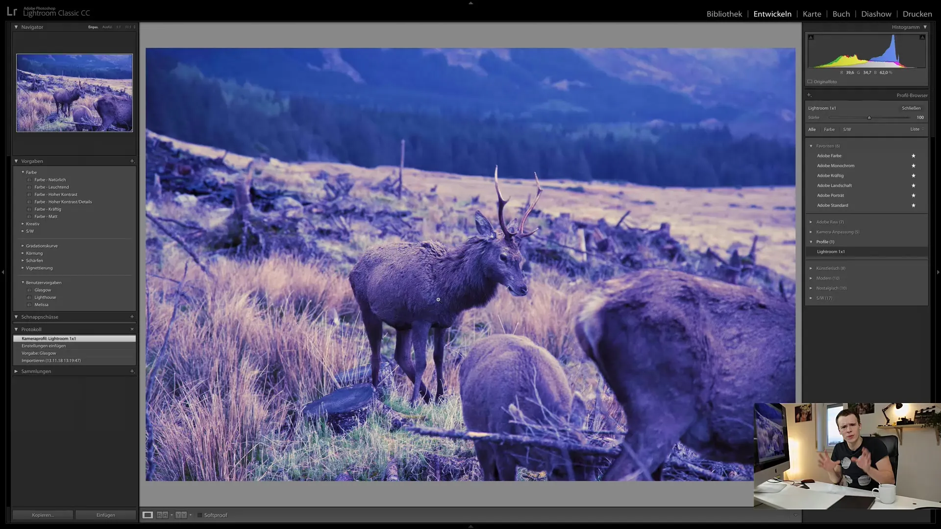 La guía completa para crear perfiles de Lightroom Classic CC en Photoshop