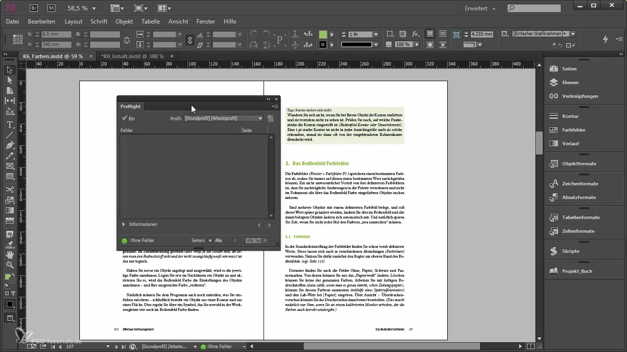 Функція Preflight в InDesign – ефективна перевірка документів