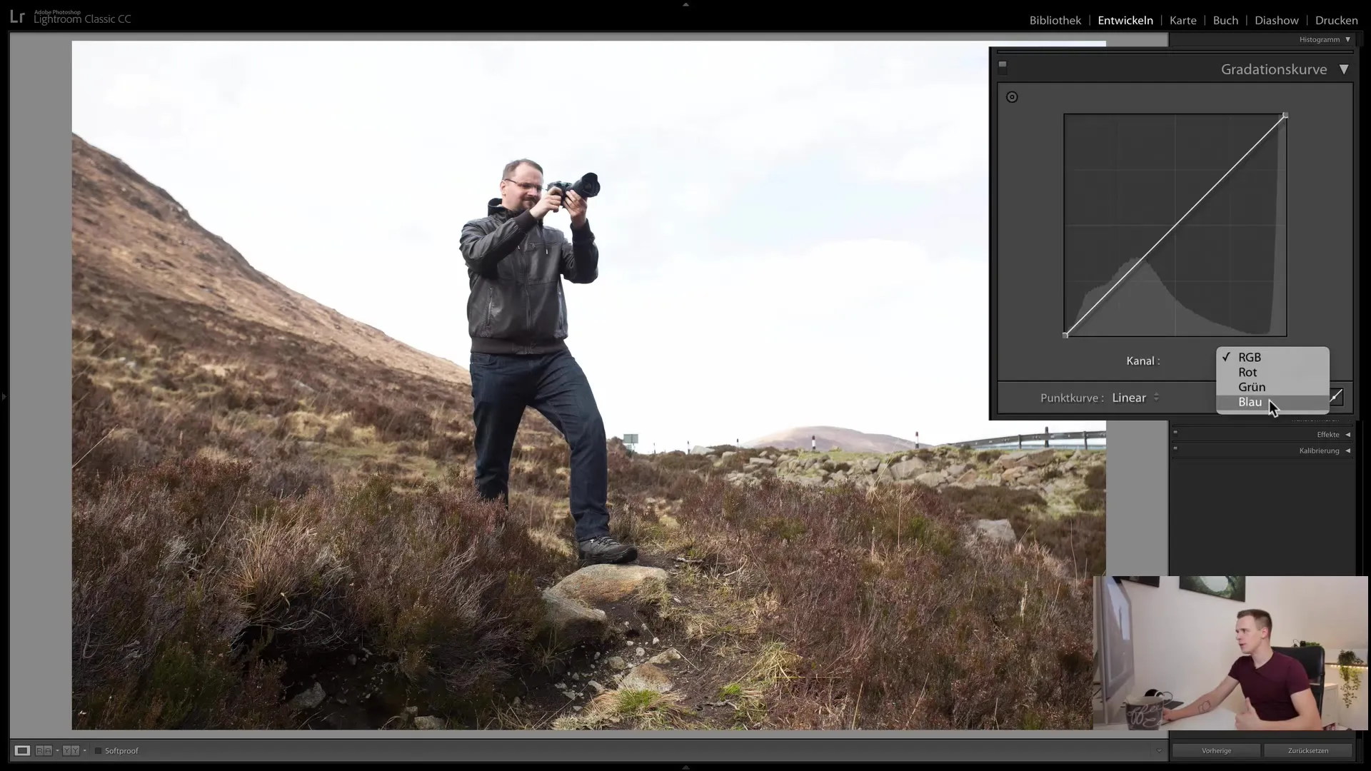 Beheers de gradatiecurve in Lightroom Classic CC
