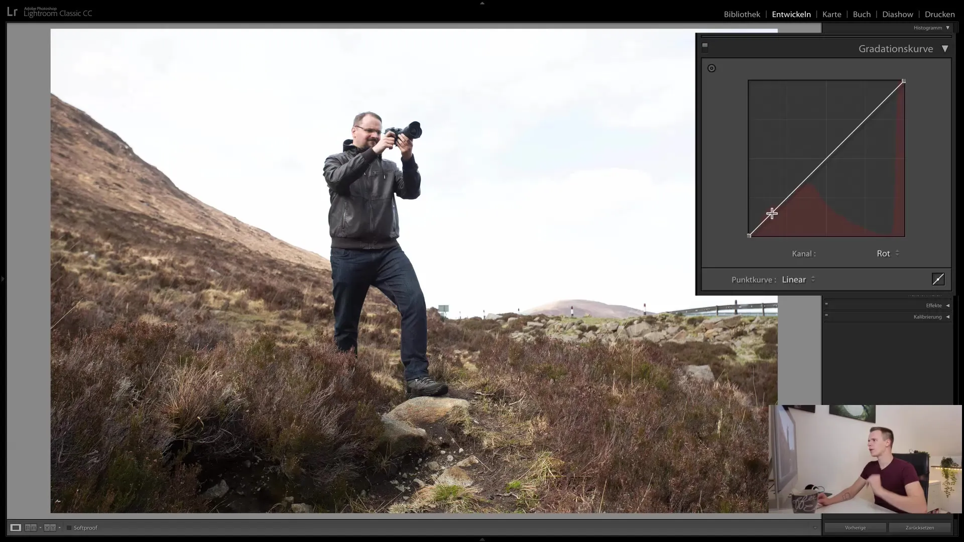 Beheers de gradatiecurve in Lightroom Classic CC