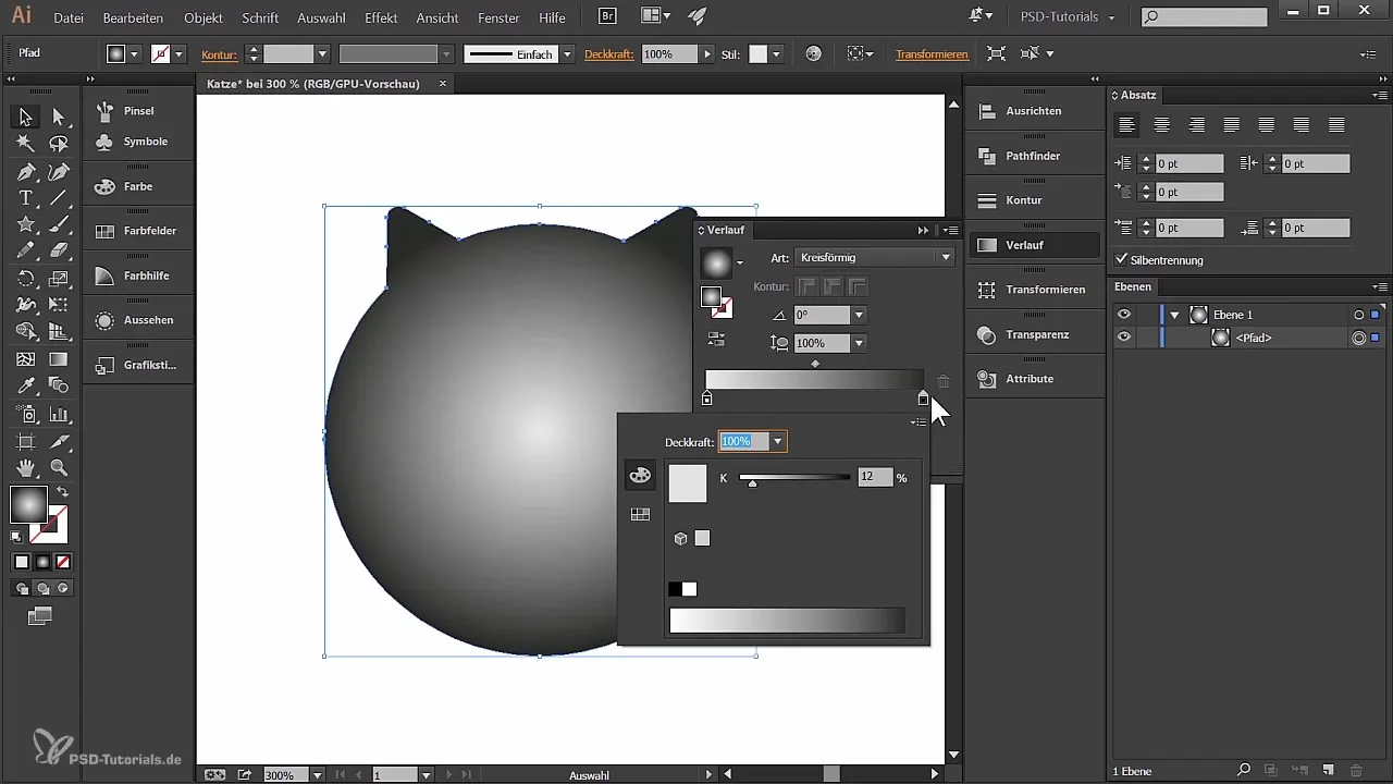 Kūrybinga katė sukurti Illustrator – instrukcija dalis 1