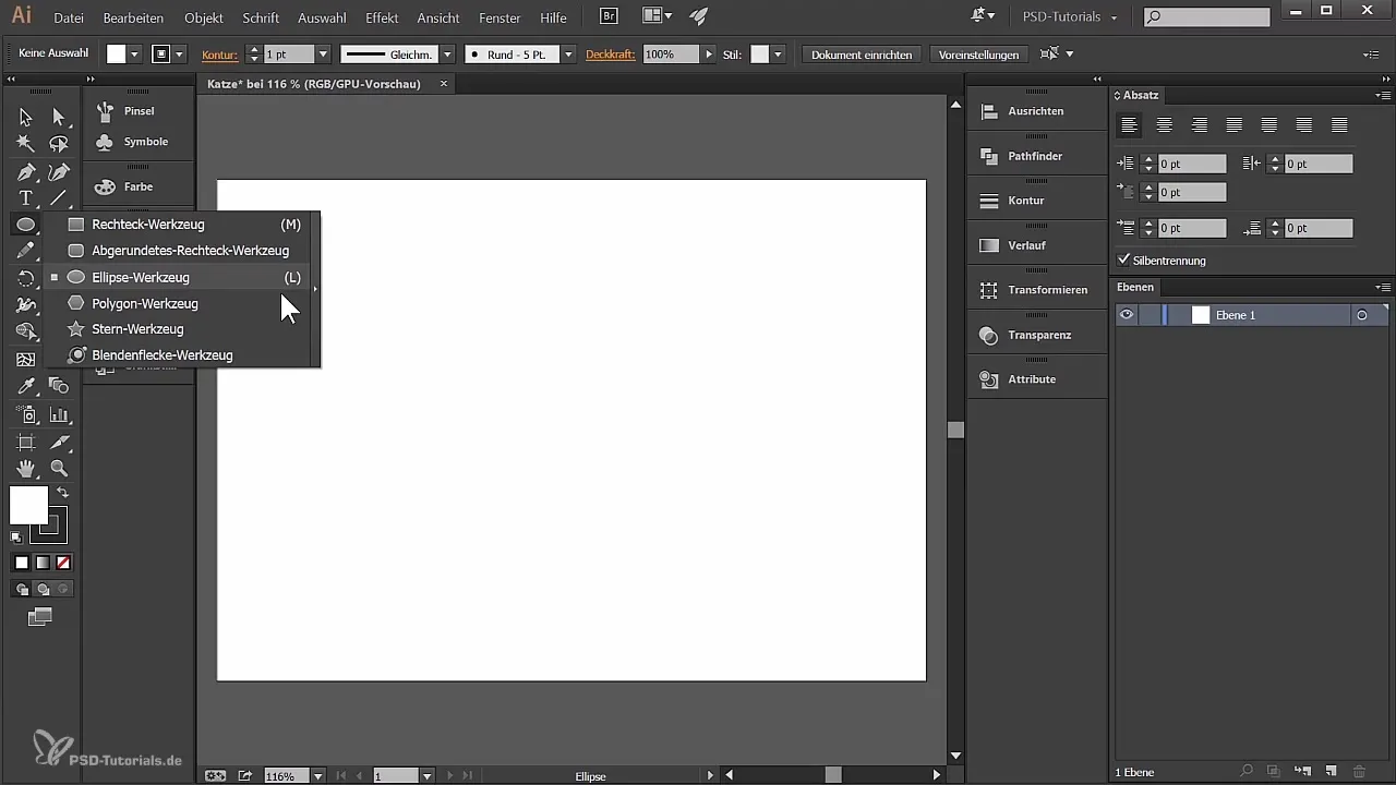 Kūrybinės katės sukūrimas Illustrator programoje – instrukcija 1 dalis