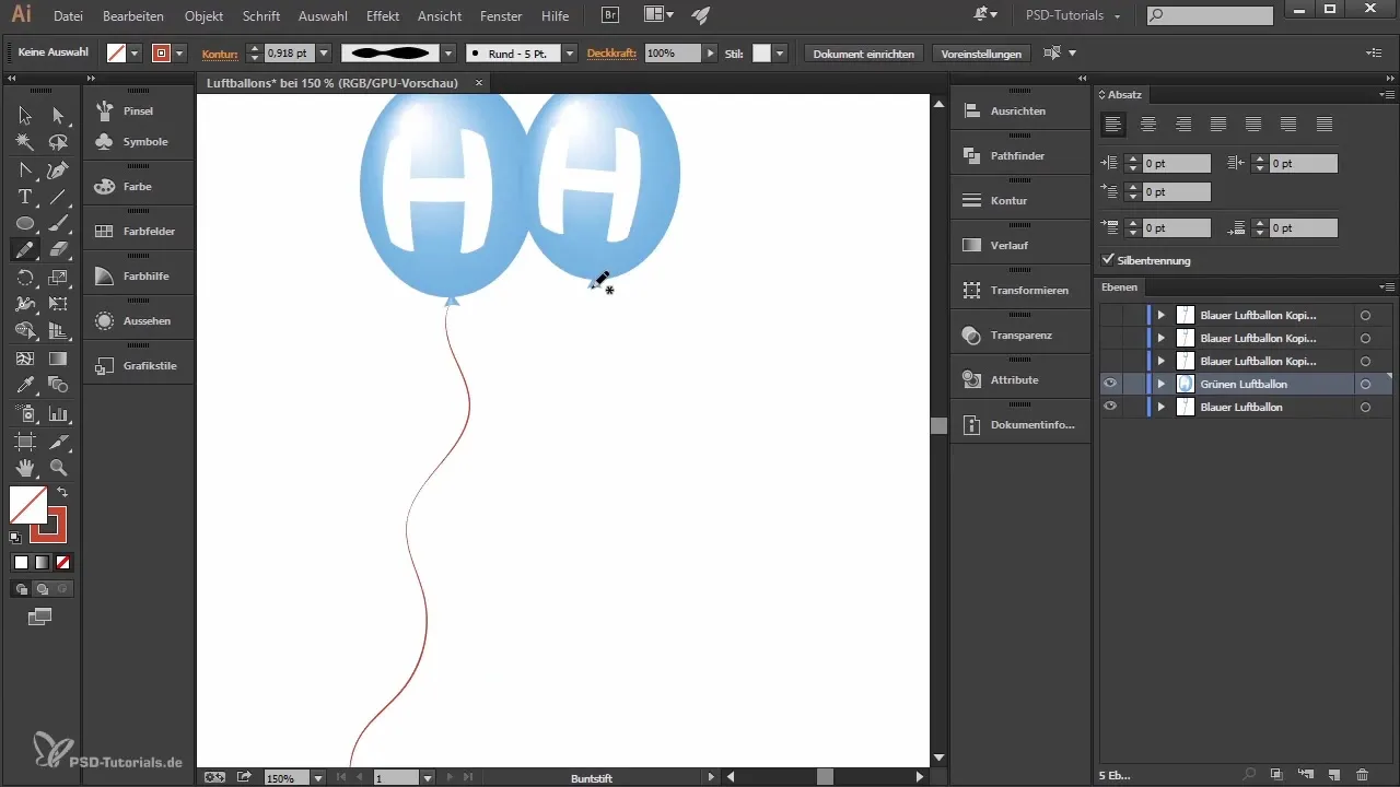 Sukurkite įspūdingus balionus Illustrator programa