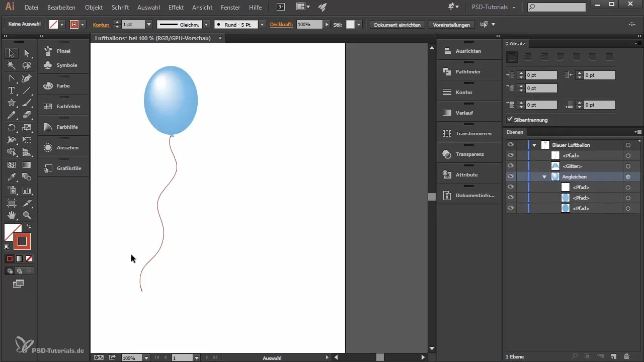 Sukurkite įspūdingus balionus Illustrator programoje