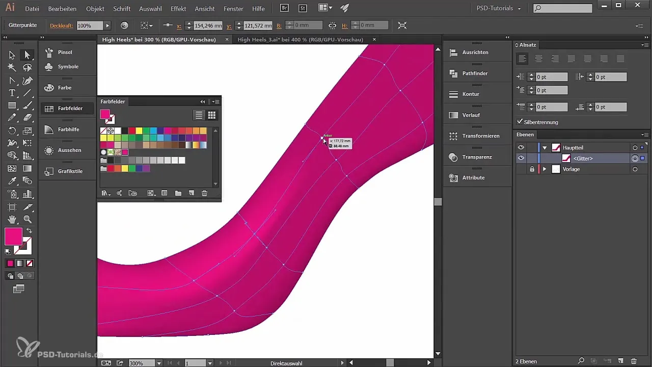 Aukštos kokybės High Heels dizainas Adobe Illustrator