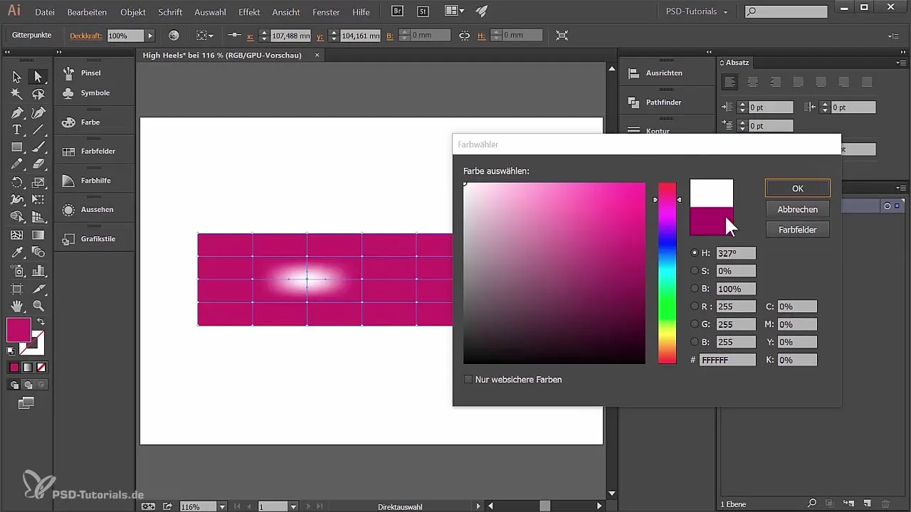 Aukštos kokybės aukštakulnių dizainas Adobe Illustrator