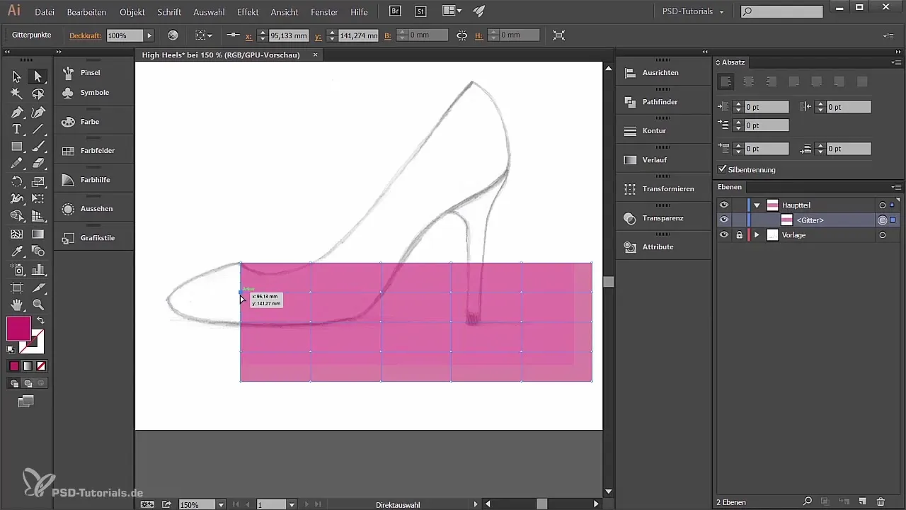 Aukštos kokybės High Heels dizainas Adobe Illustrator
