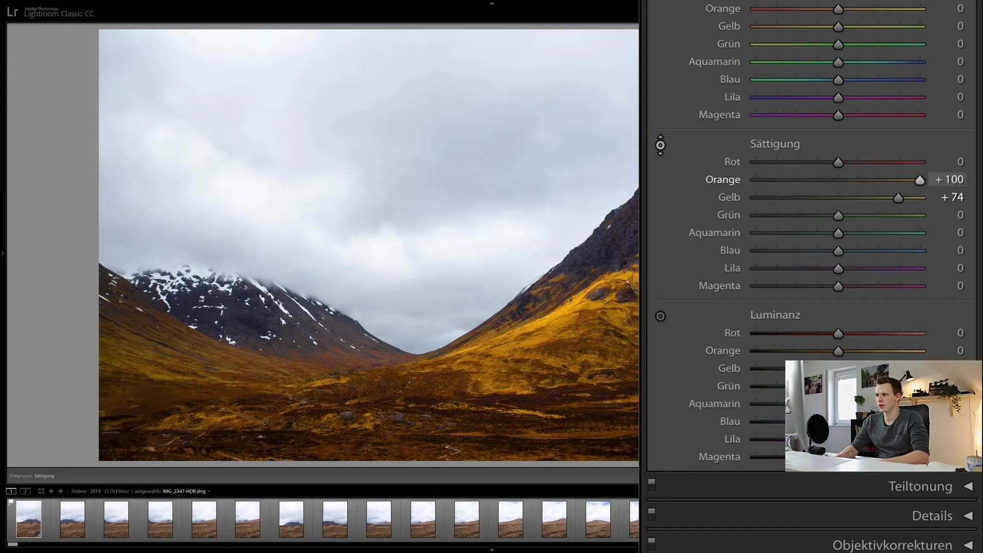 Luce, colore e intensità: possibilità creative con HSL in Lightroom Classic CC