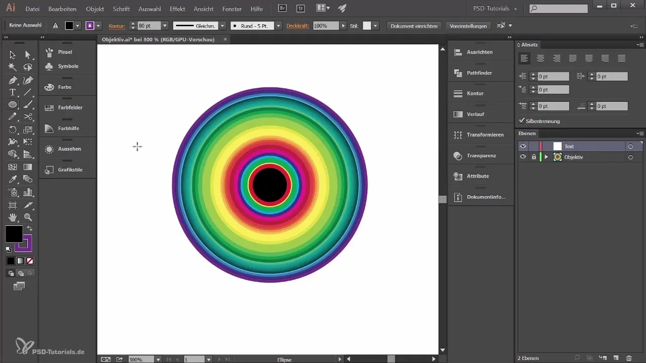 Sukurti realistinę objektyvą Adobe Illustrator