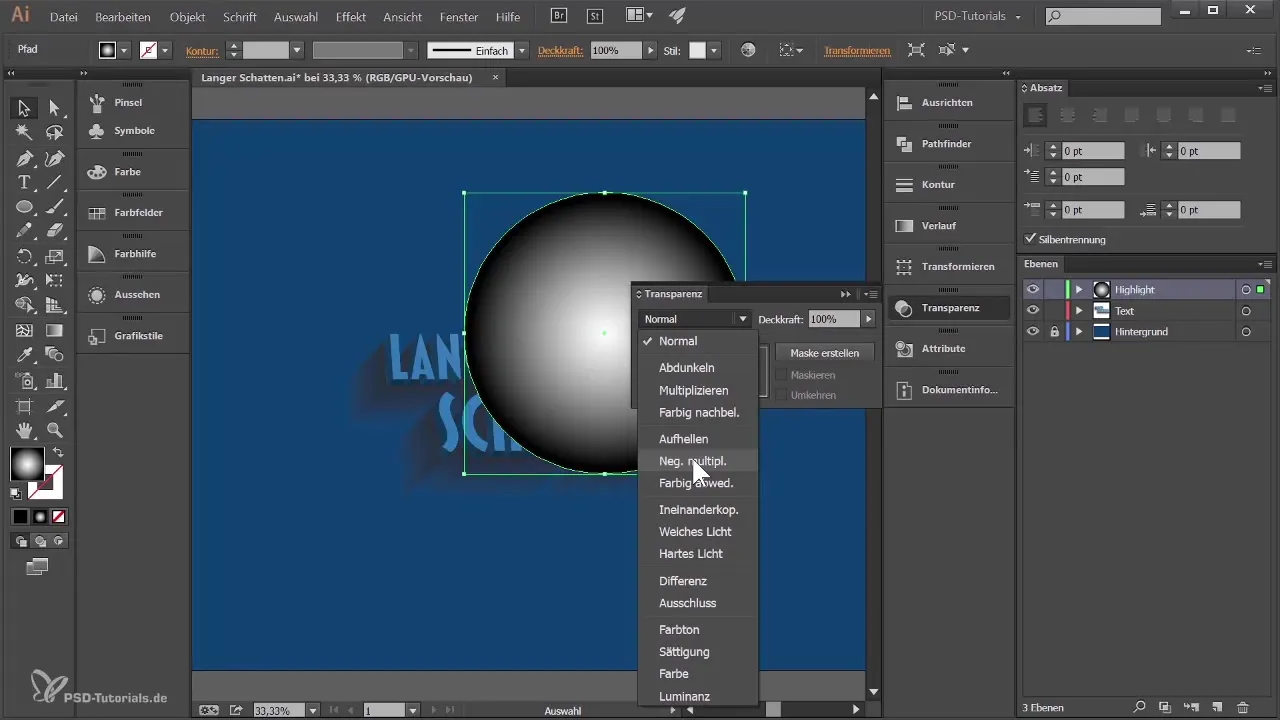 Teksto su ilgu šešėliu kūrimas Adobe Illustrator programoje turi daug galimybių