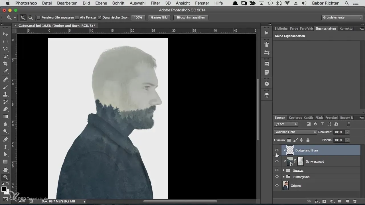 Professional dodge and burn techniques for character portraits