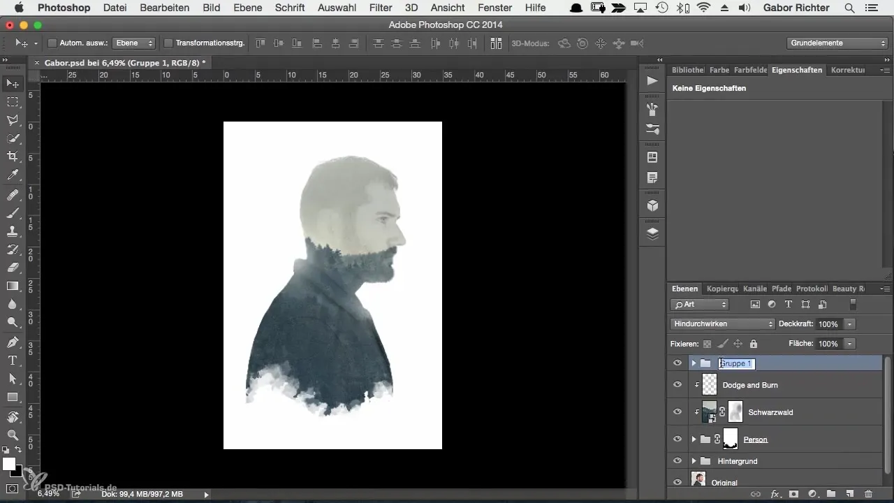 Creative lighting play in character portrait with Photoshop