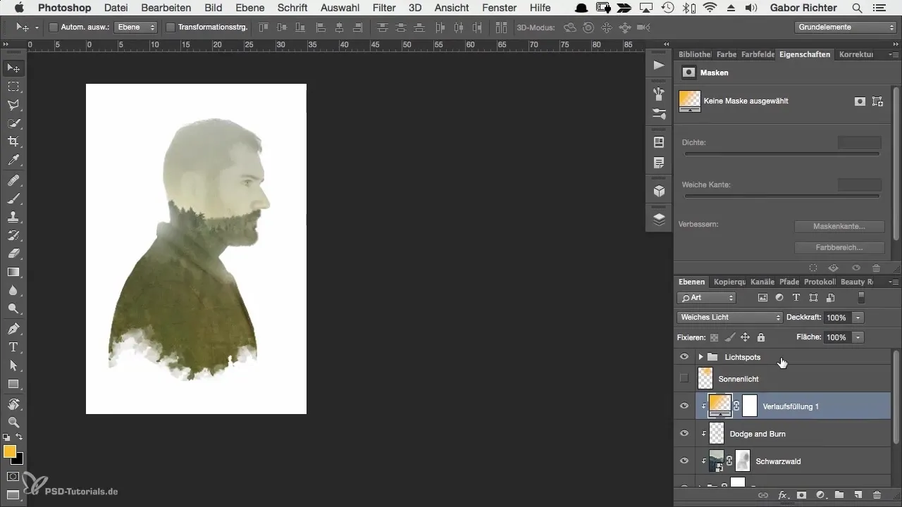 Estado de color creativo en Photoshop para retratos impresionantes