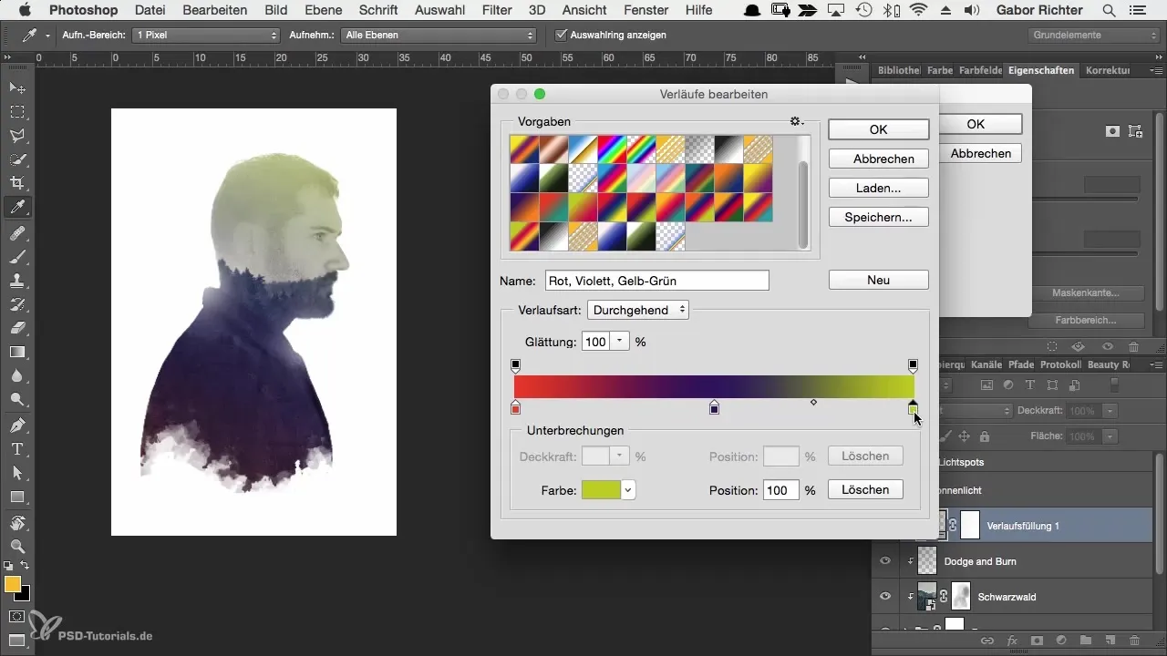 Ambientación creativa de color en Photoshop para retratos impresionantes