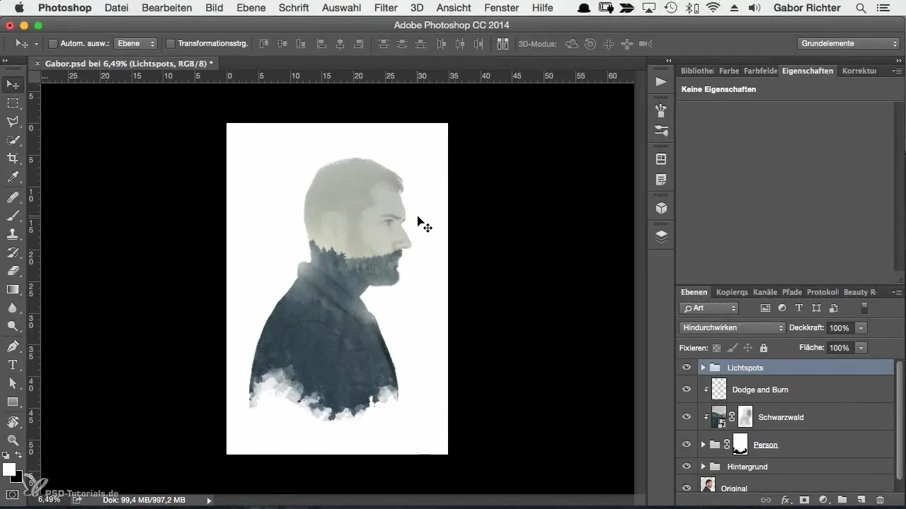 Estado de color creativo en Photoshop para retratos impresionantes