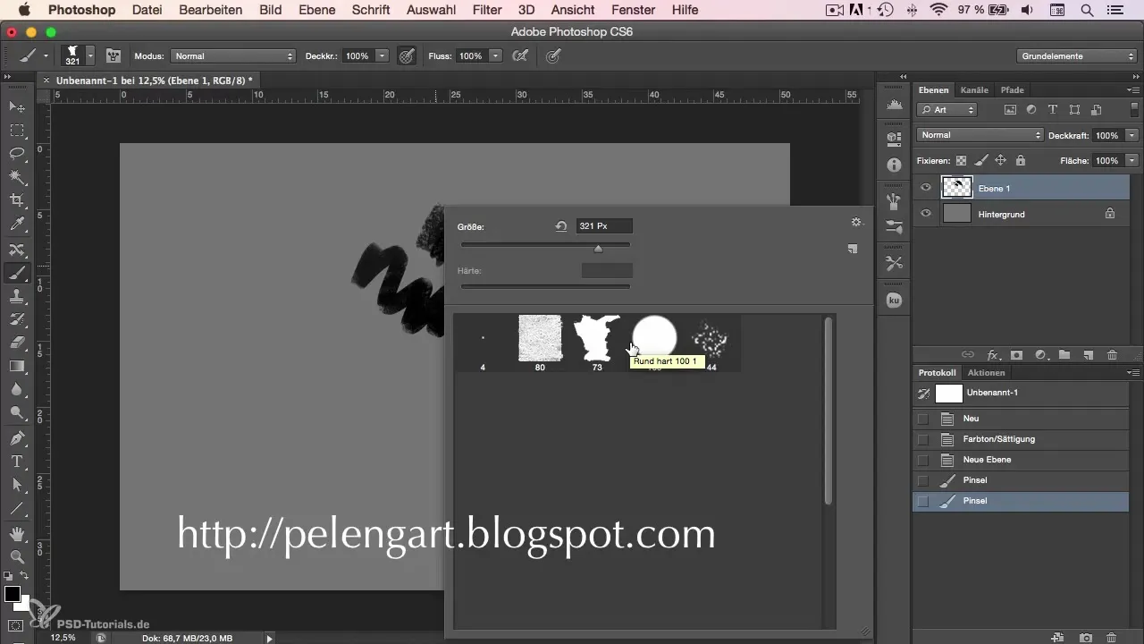 Pengaturan dasar untuk karakter-painting di Photoshop