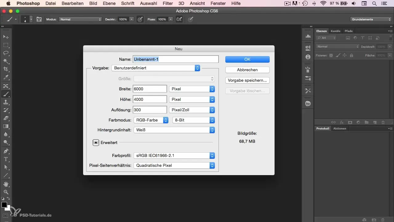 Pengaturan dasar untuk karakter-painting di Photoshop