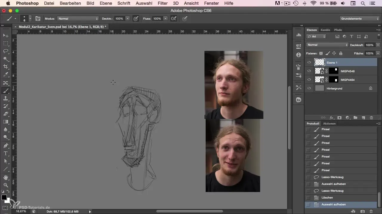 Desenarea unei caricaturi în Photoshop - Instrucțiuni pas cu pas pentru reprezentarea caracterului
