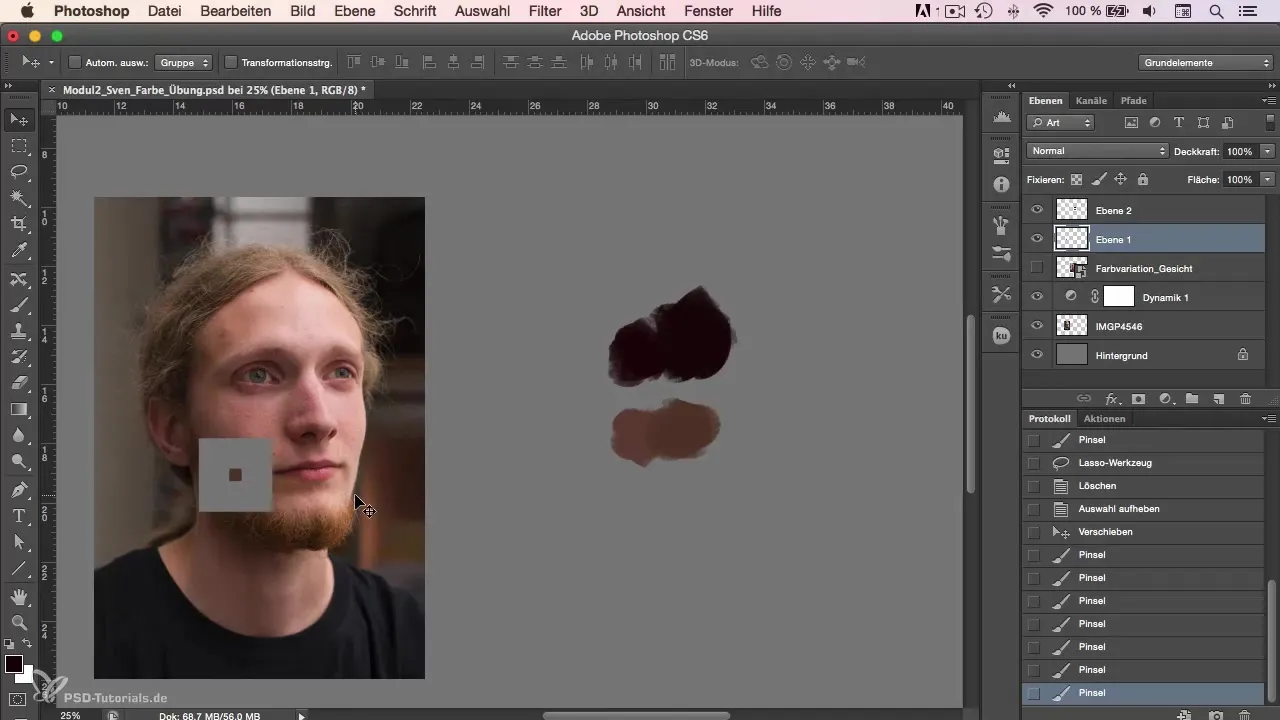 Creare una tavolozza di colori per il character-painting in Photoshop