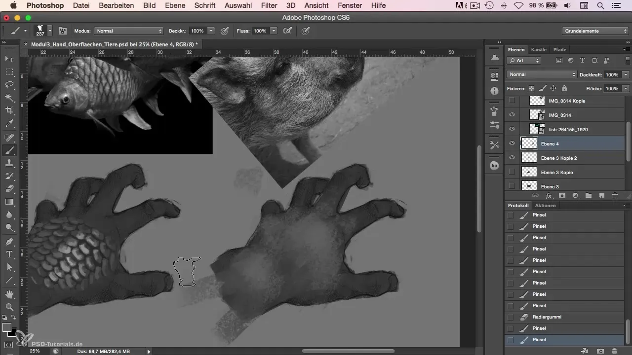 Pittura di pelliccia in Photoshop – Guida passo-passo