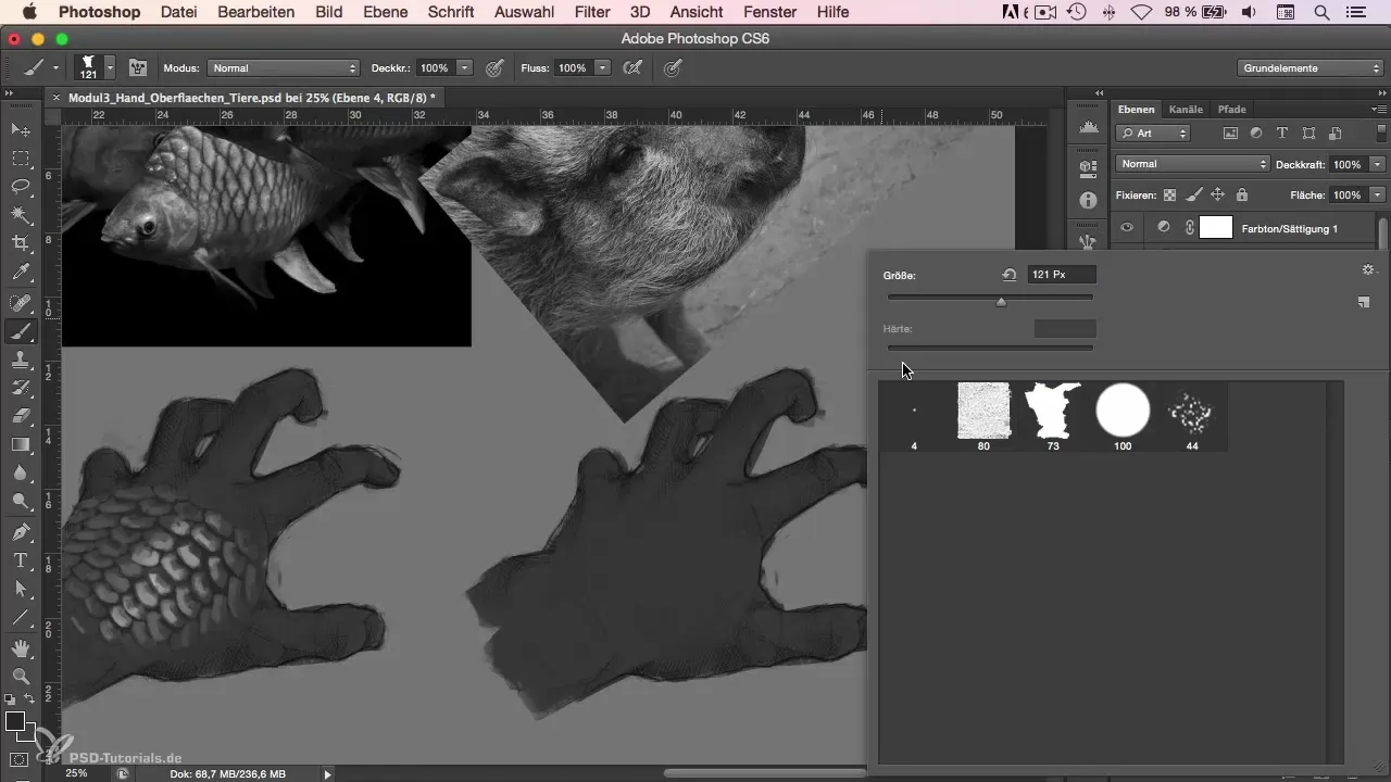Pittura di pelliccia in Photoshop – Guida passo passo