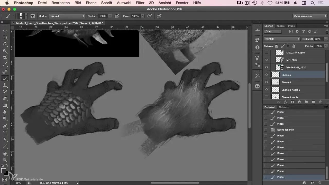 Pittura di pelliccia in Photoshop – guida passo-passo