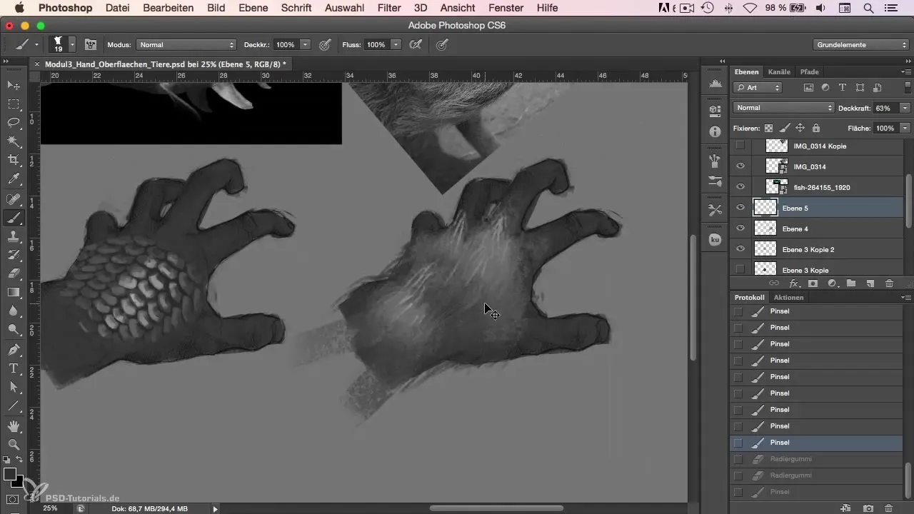 Pittura di pelliccia in Photoshop – Guida passo-passo