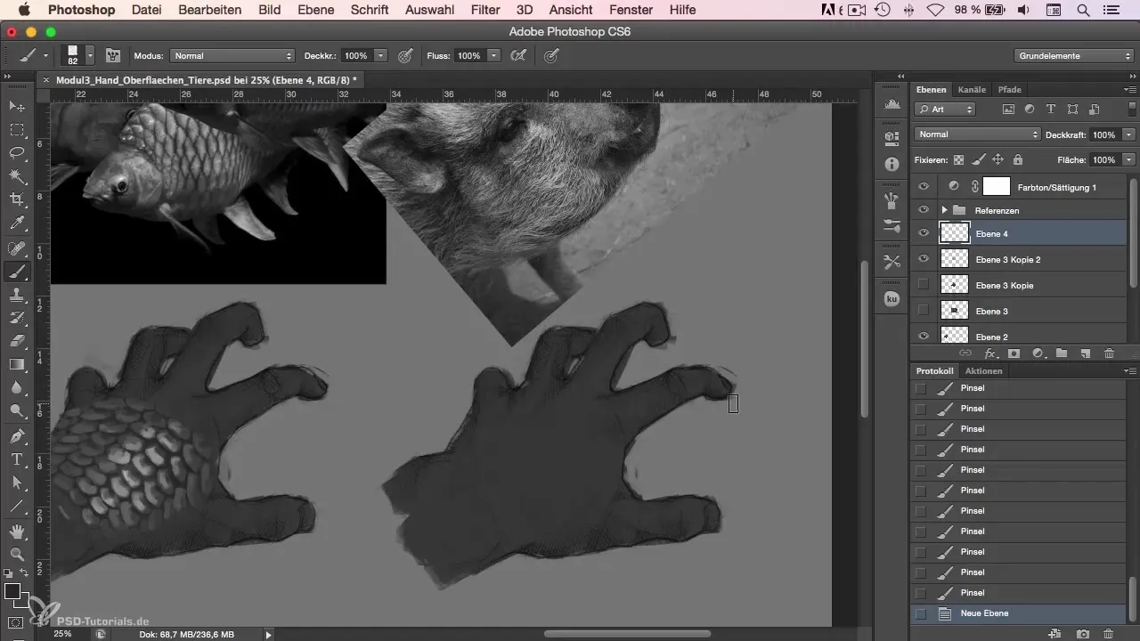 Pittura di pelliccia in Photoshop – guida passo passo