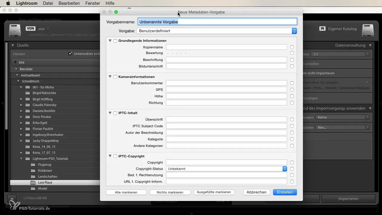 Gestione efficiente dei metadati in Lightroom
