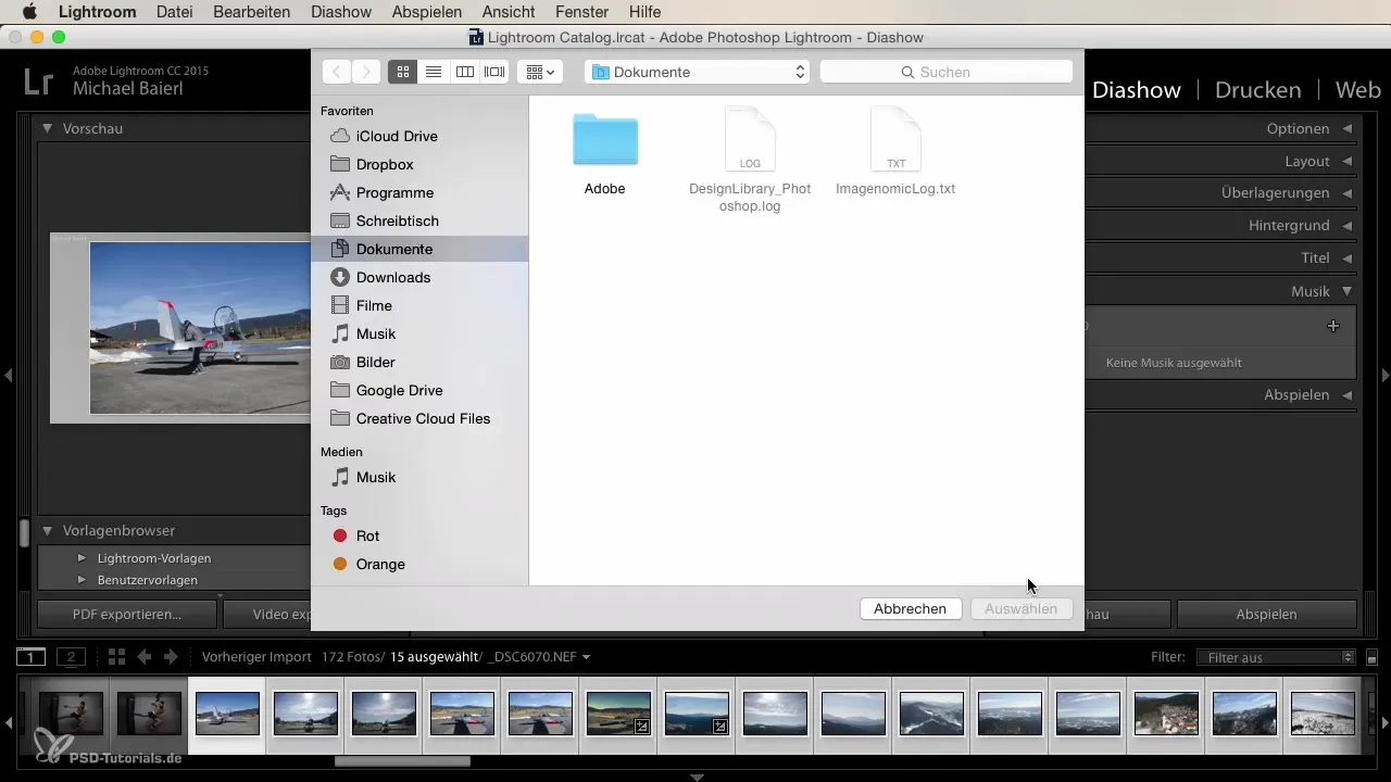 Progettazione di diashow creativa in Lightroom