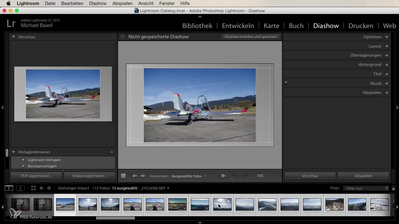 Progettazione creativa di diashow in Lightroom