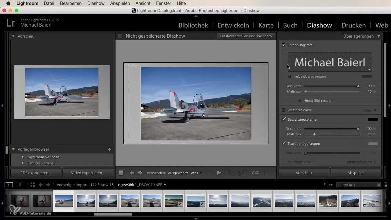 Creazione di diashow creative in Lightroom