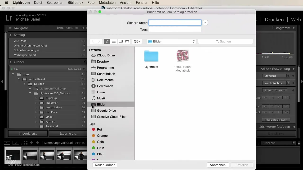 Efficiently manage catalogs in Lightroom
