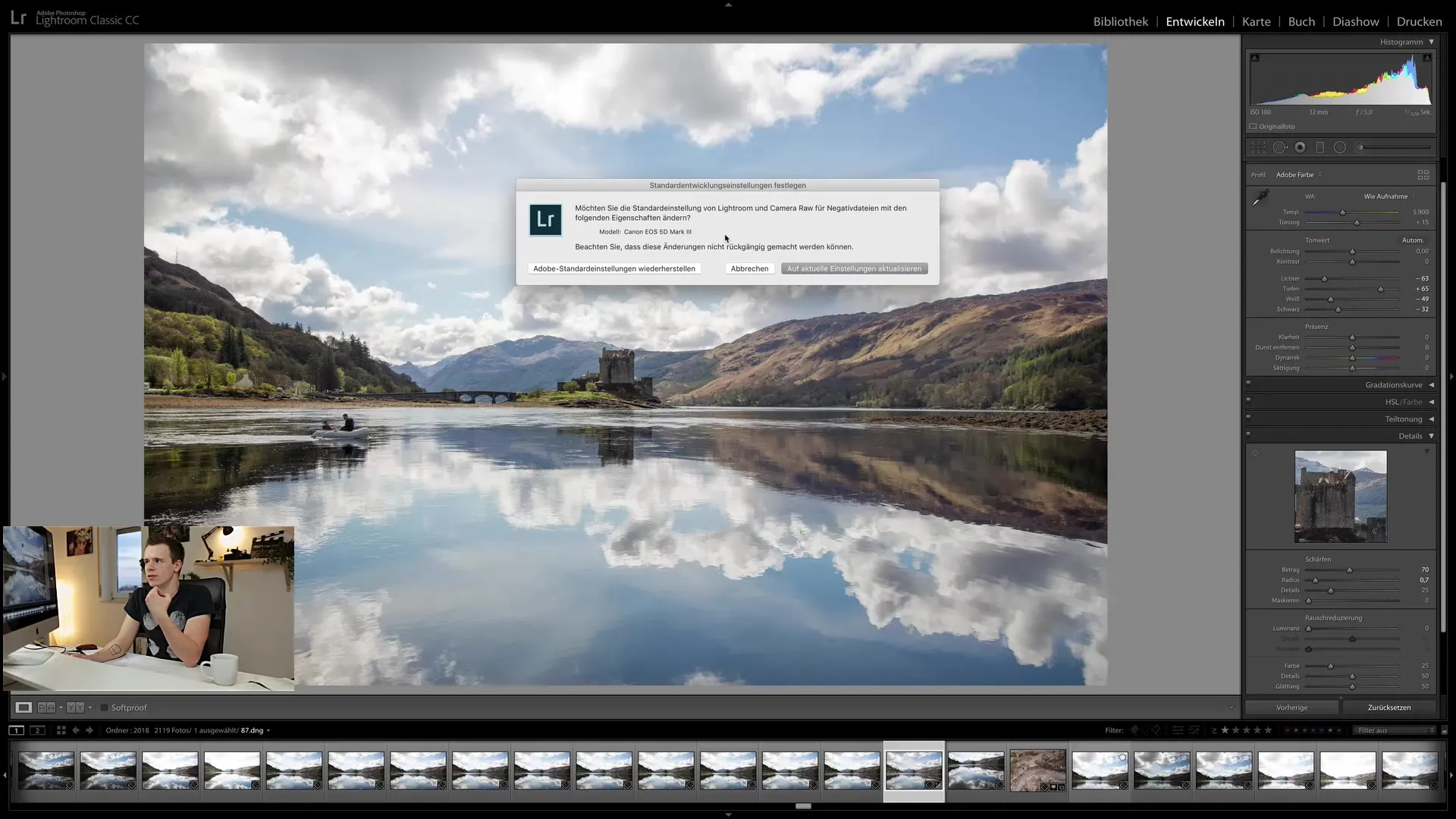 Sincronizarea eficientă a setărilor de dezvoltare în Lightroom Classic CC