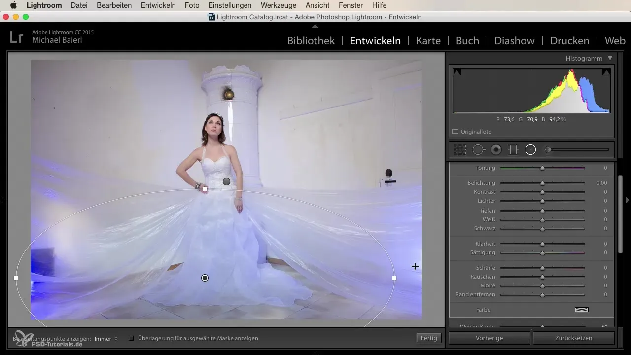 Utilizzare i gradienti radiali in modo creativo in Lightroom