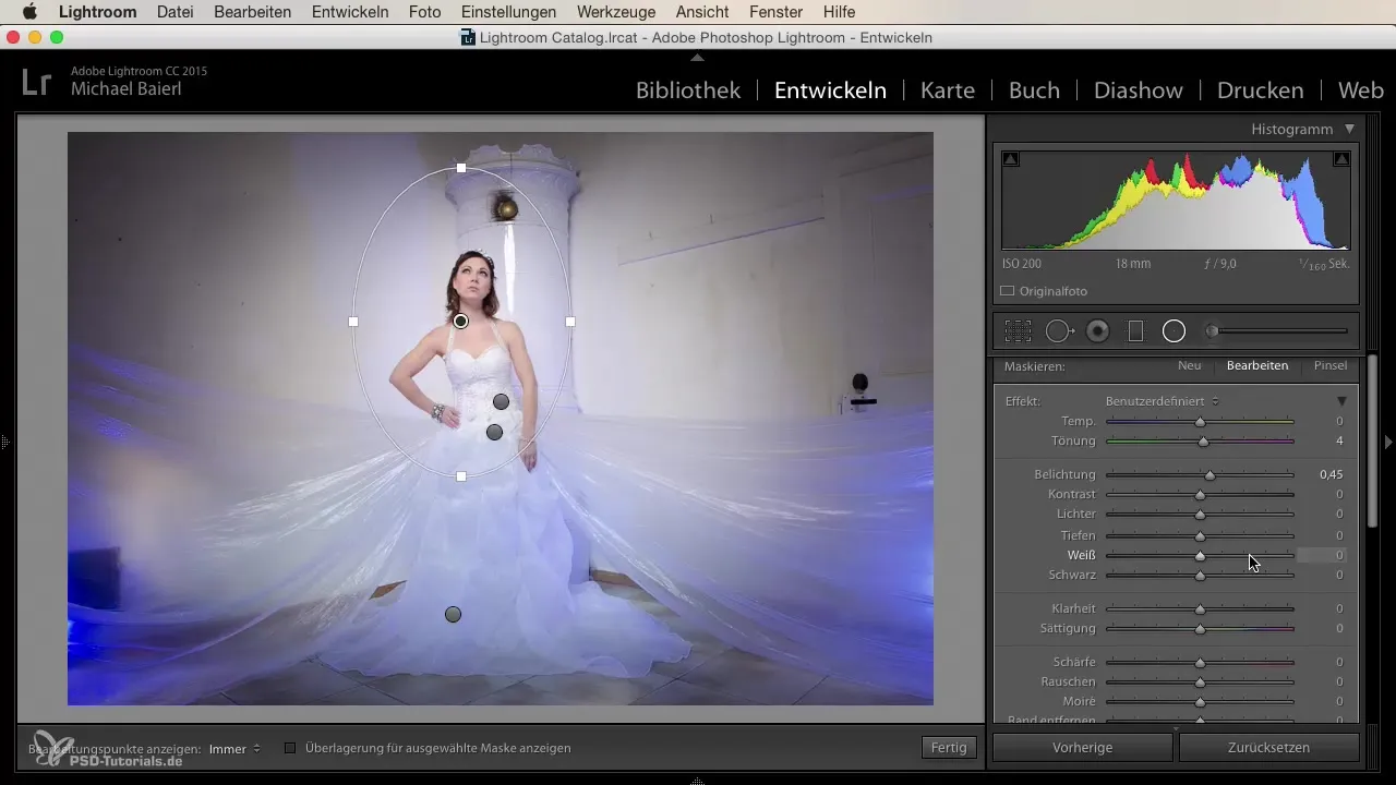 Utilizzare i gradienti radialmente in modo creativo in Lightroom