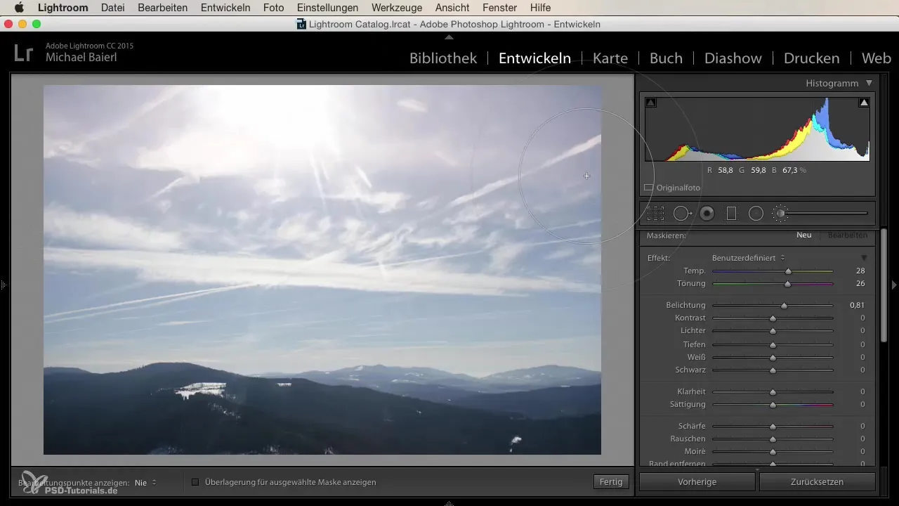 Effectief gebruik van het correctiepenseel in Lightroom