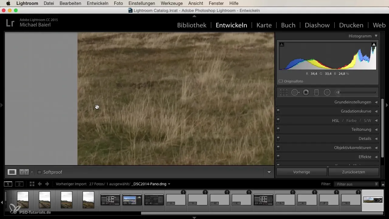 Effektiv panorama oprettelse i Lightroom