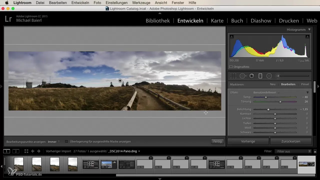 Effektiv panorama skabe i Lightroom